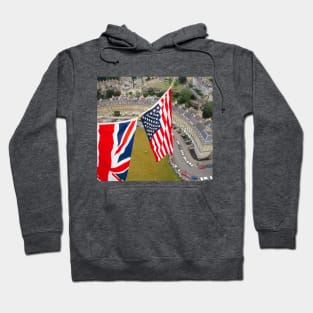 Hot Air Balloon Over Royal Crescent, Bath. Hoodie